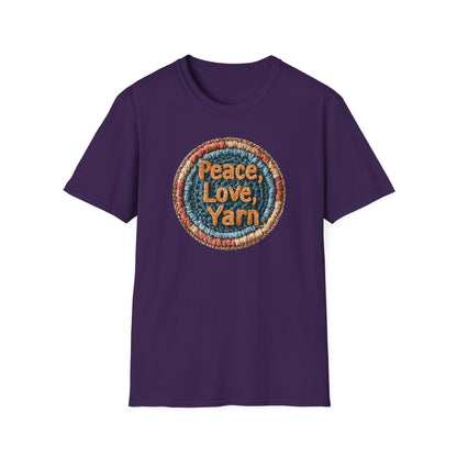 "Peace, Love, Yarn" dark
