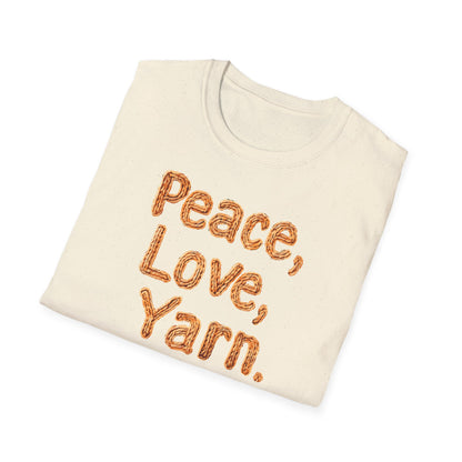 "Peace, Love, Yarn" light