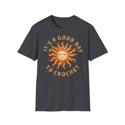 "It's good day to crochet" dark