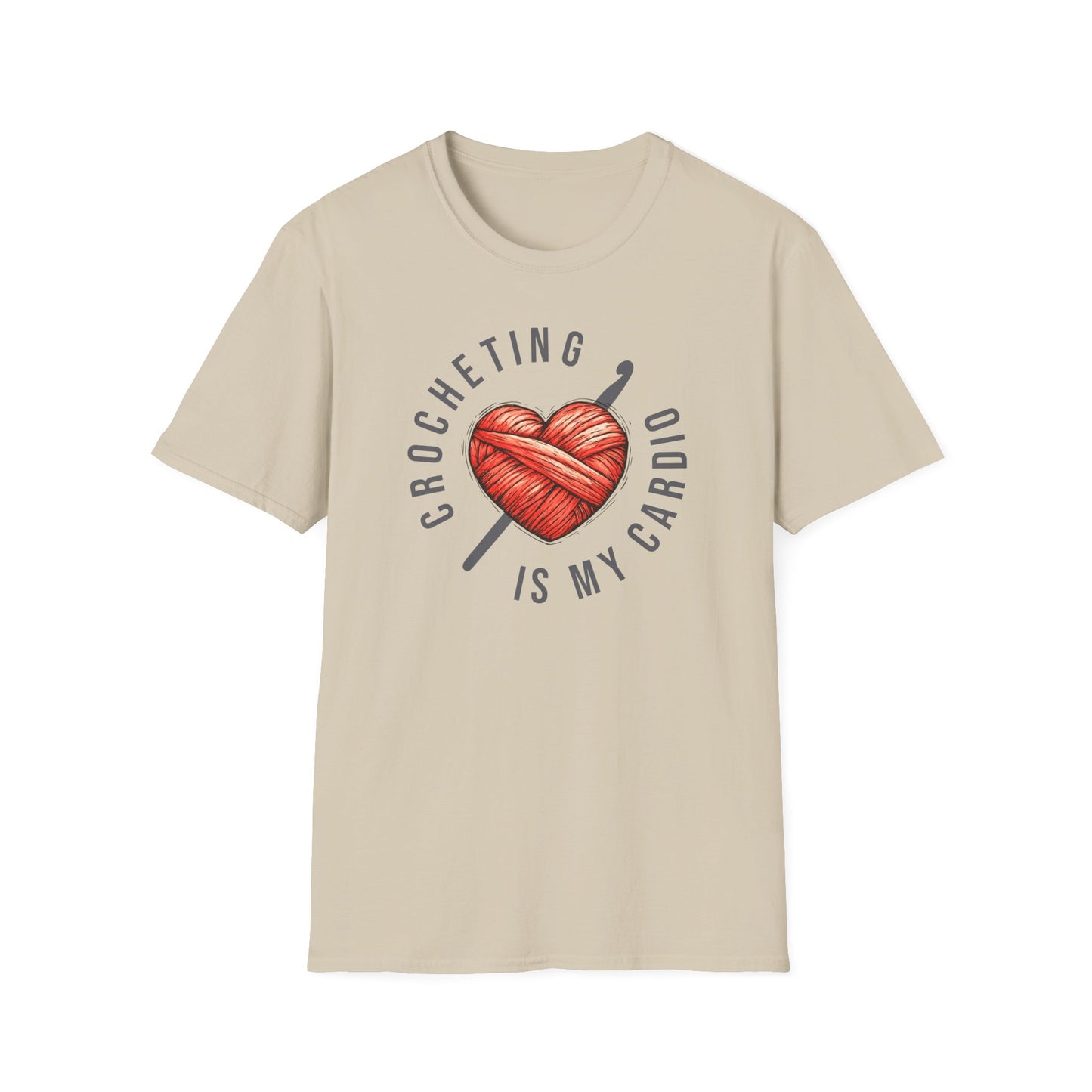 "Crocheting is my cardio" light