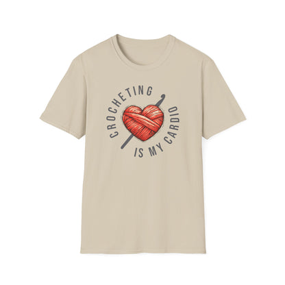 "Crocheting is my cardio" light