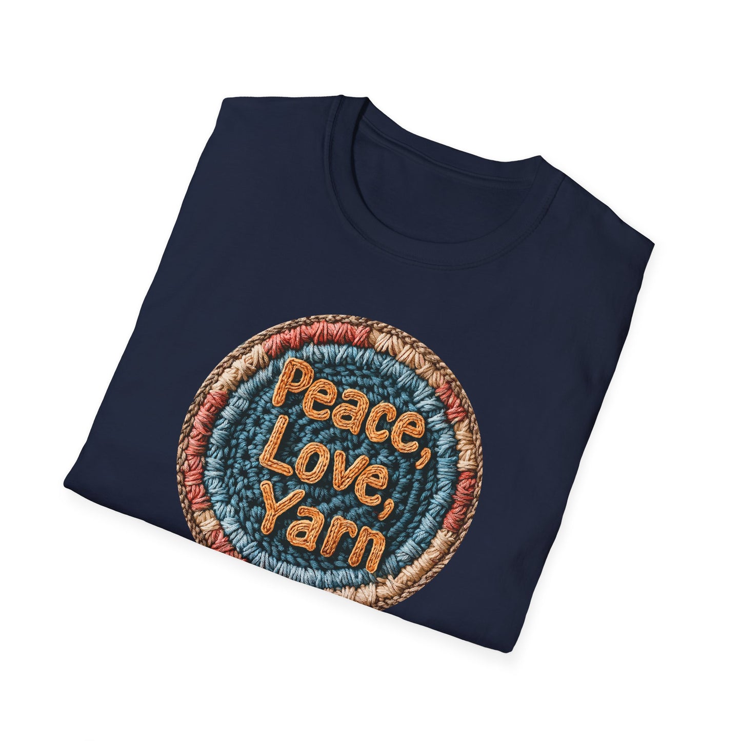 "Peace, Love, Yarn" dark