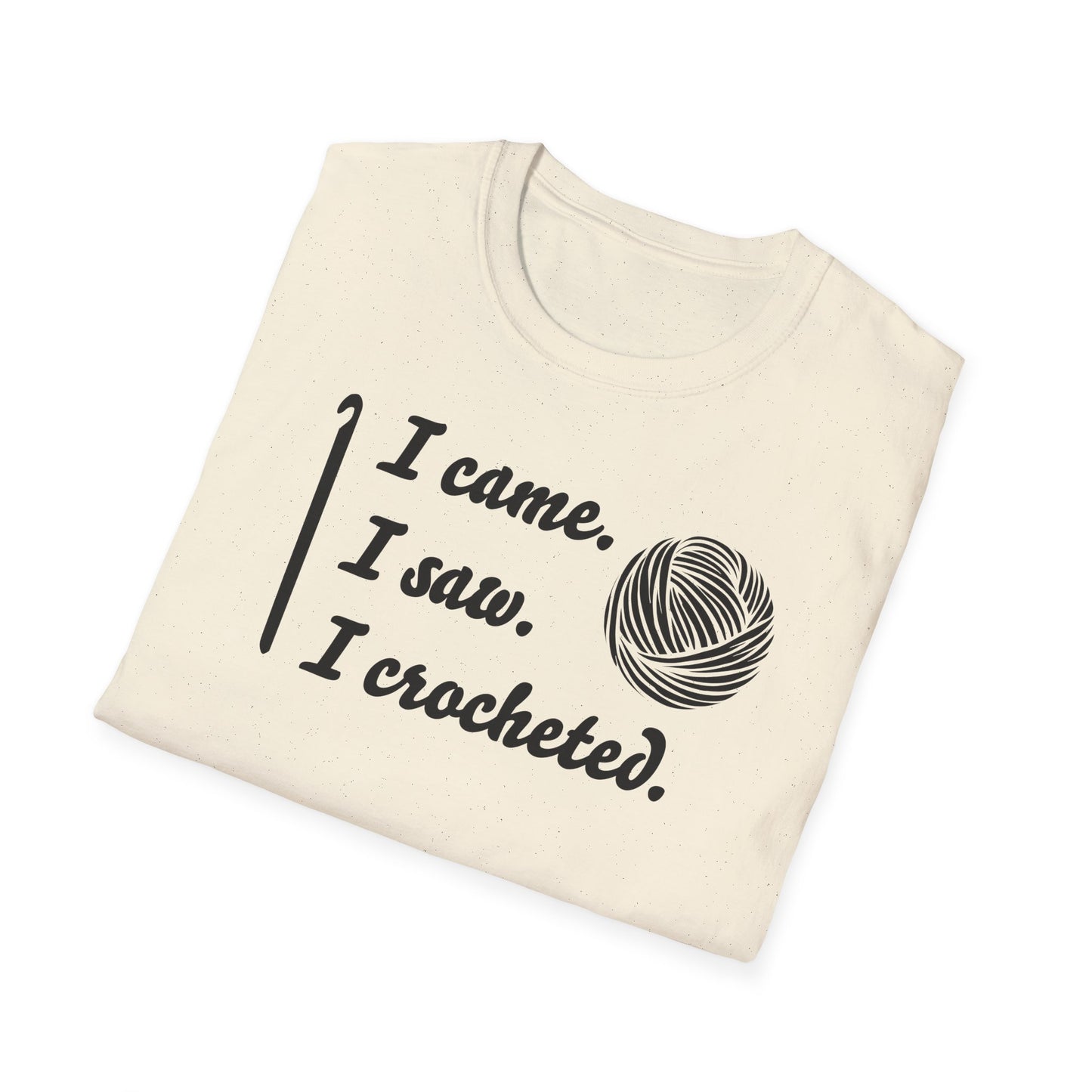 "I came. I saw. I crocheted." light