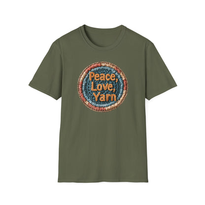 "Peace, Love, Yarn" dark