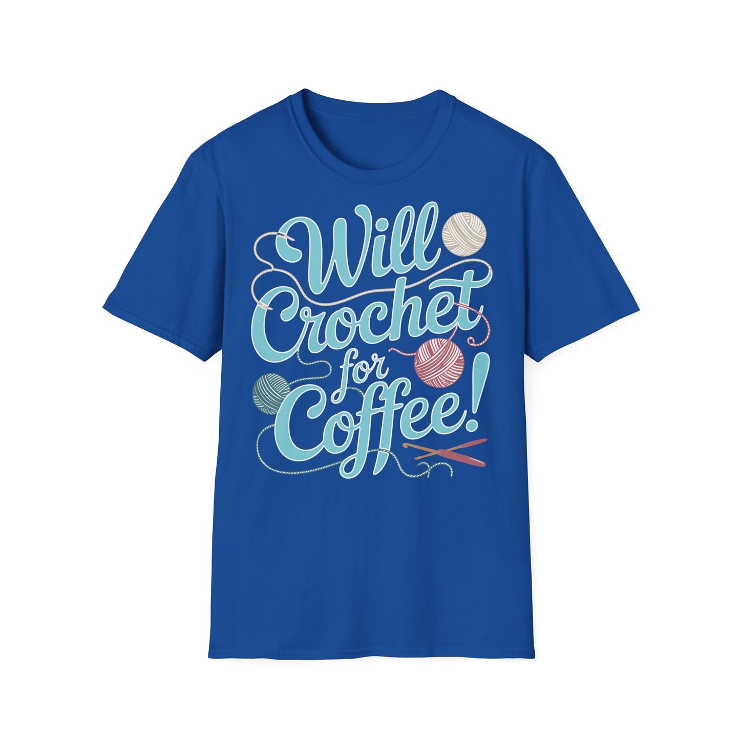"Will Crochet for Coffee!" dark