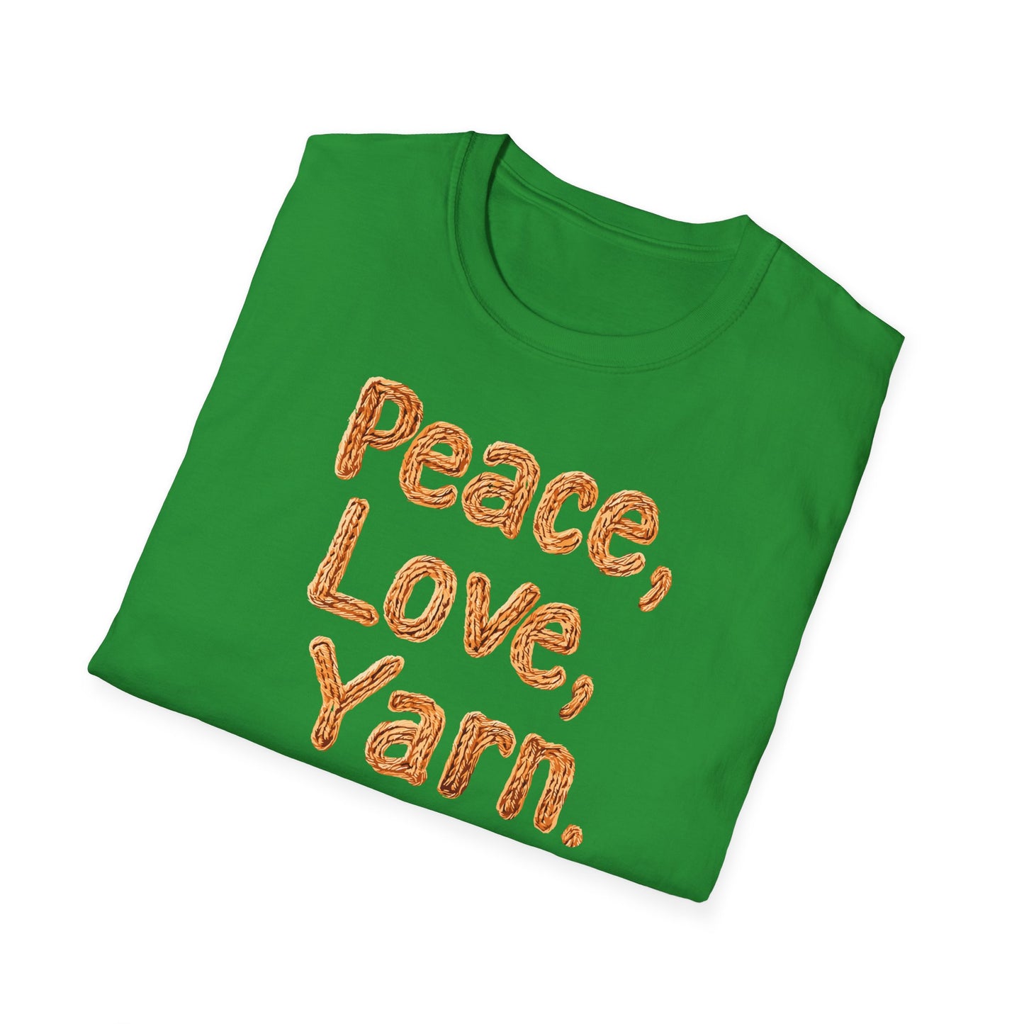 "Peace, Love, Yarn" dark