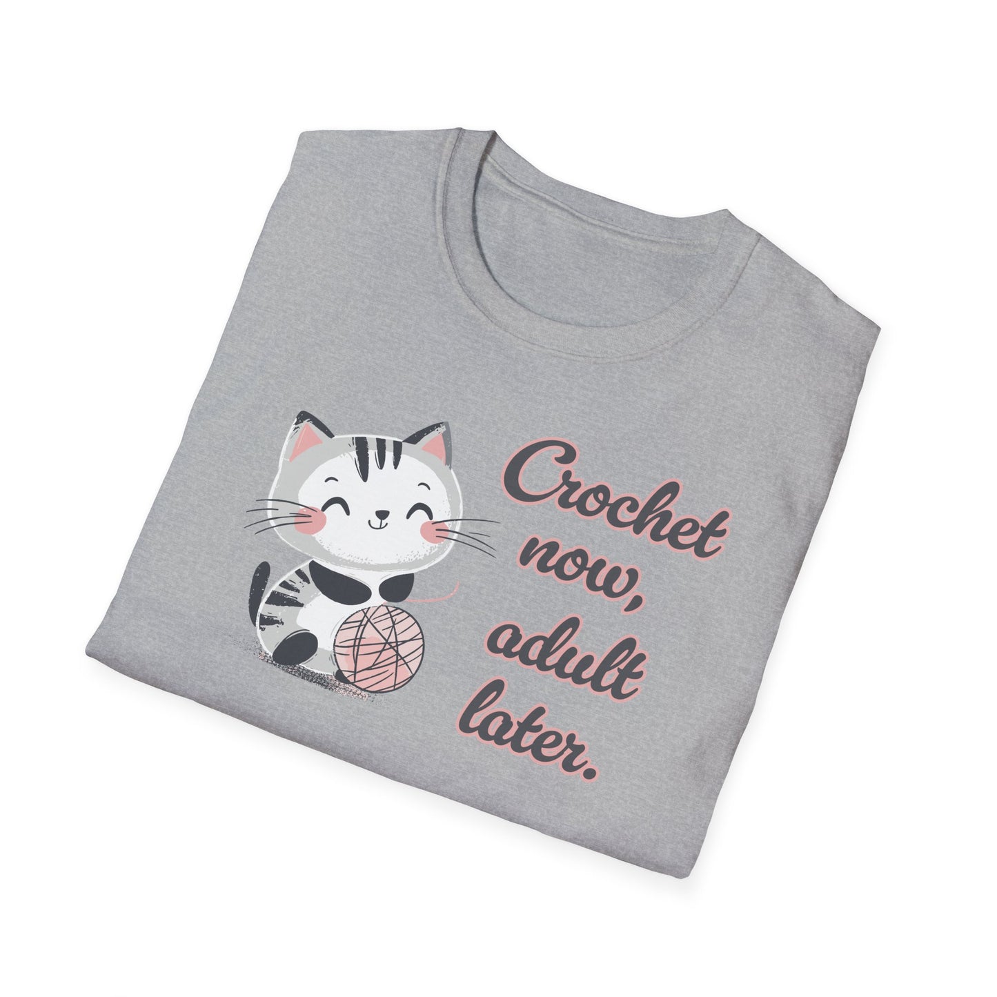 "Crochet now, adult later" light