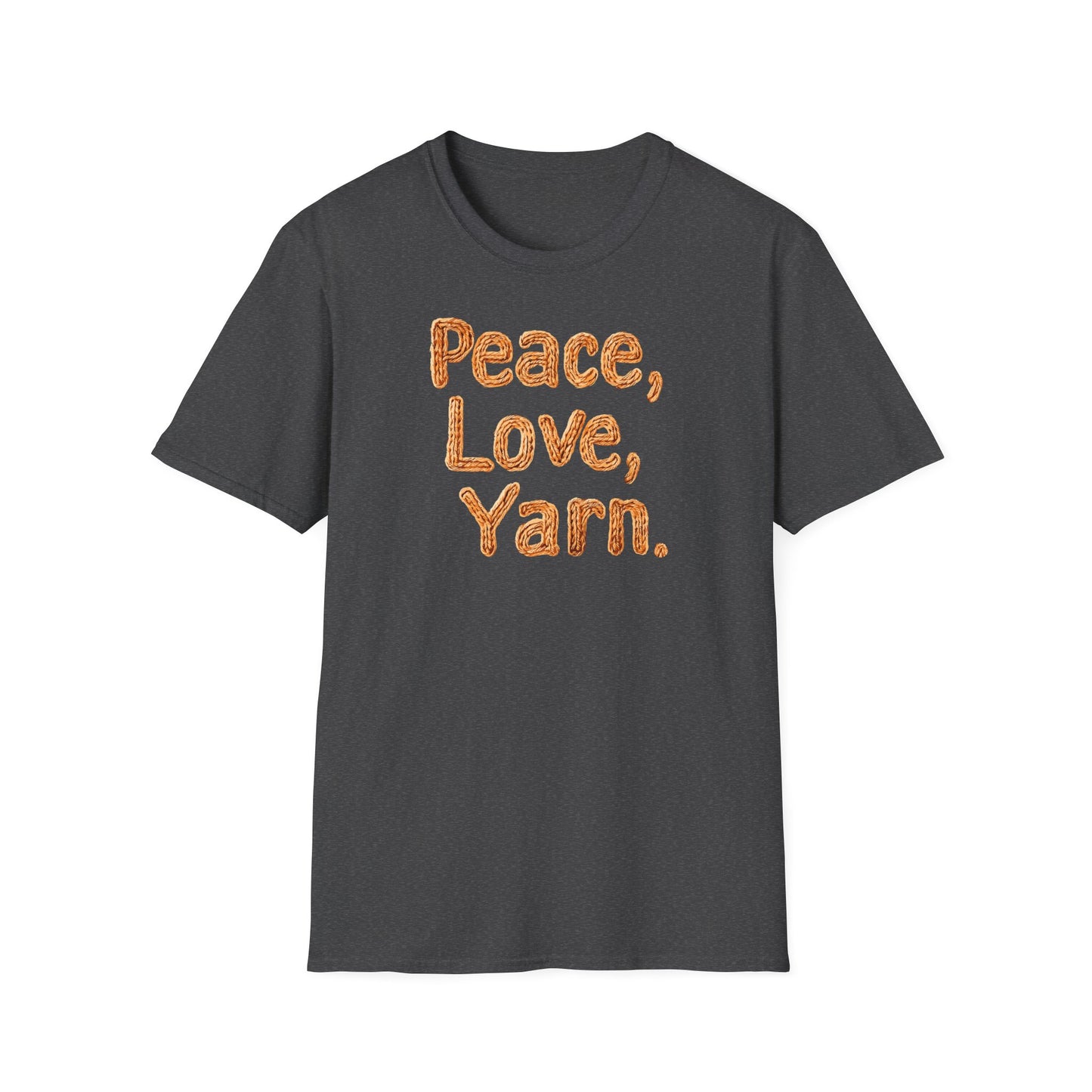 "Peace, Love, Yarn" dark