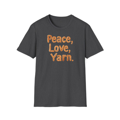 "Peace, Love, Yarn" dark