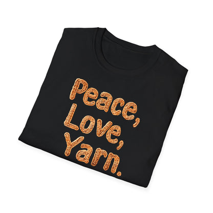 "Peace, Love, Yarn" dark