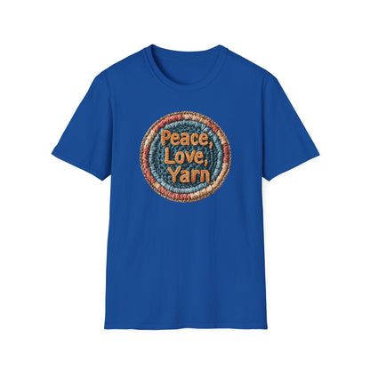 "Peace, Love, Yarn" dark