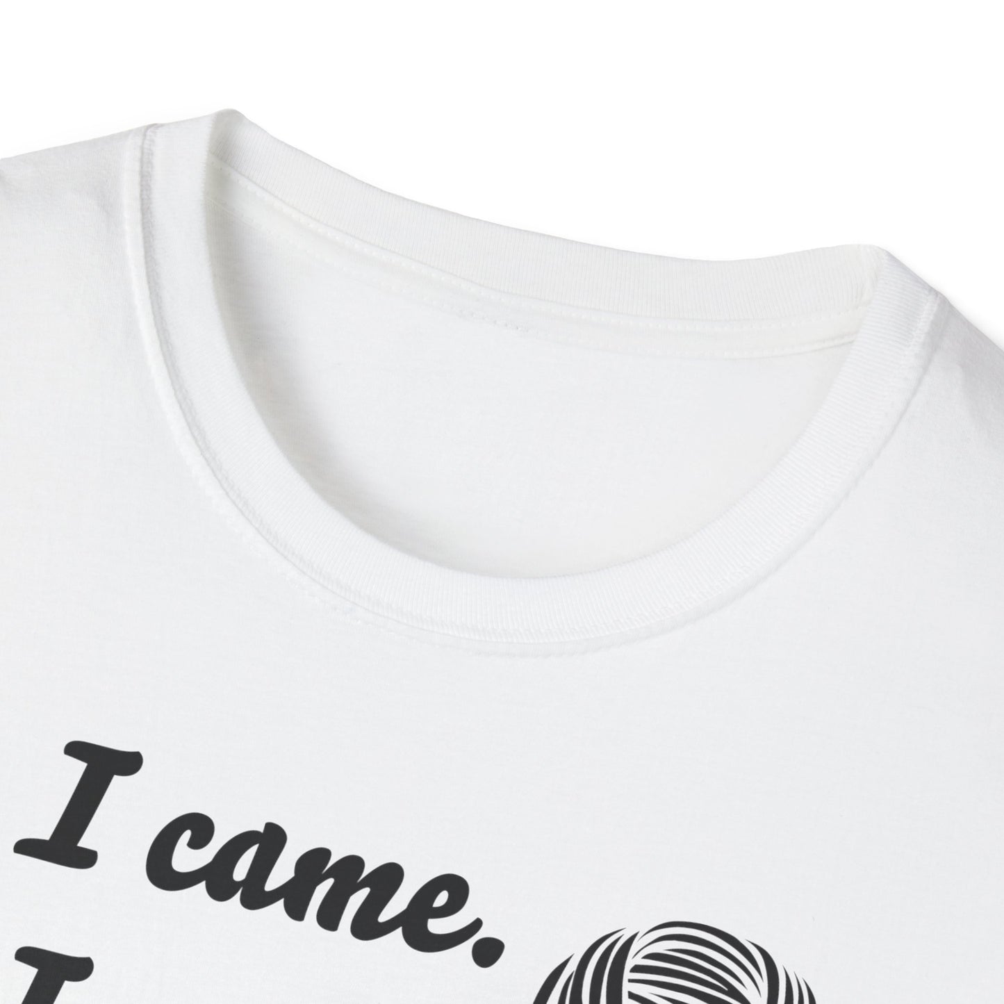 "I came. I saw. I crocheted." light