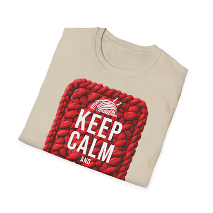 "Keep calm and crochet on" light