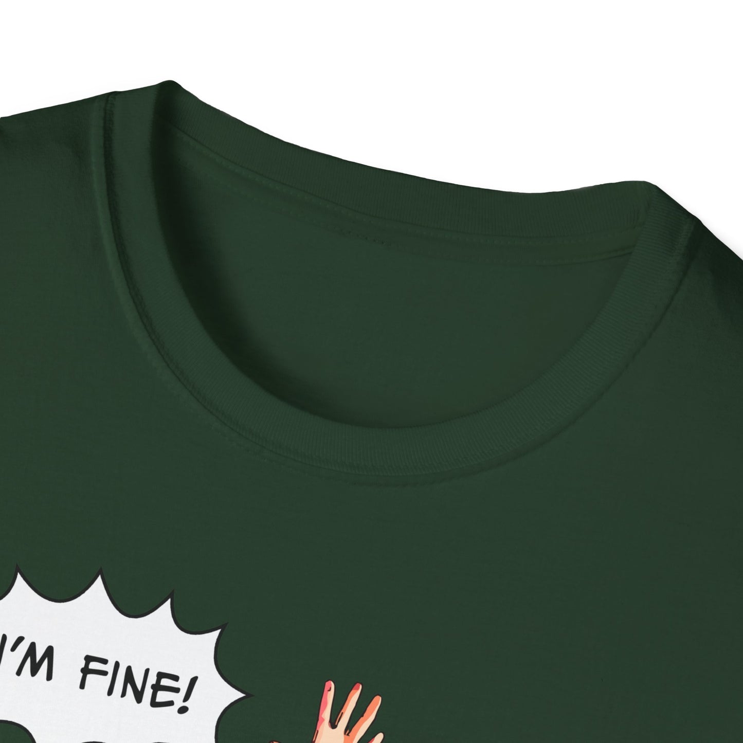 "I'm fine!" dark