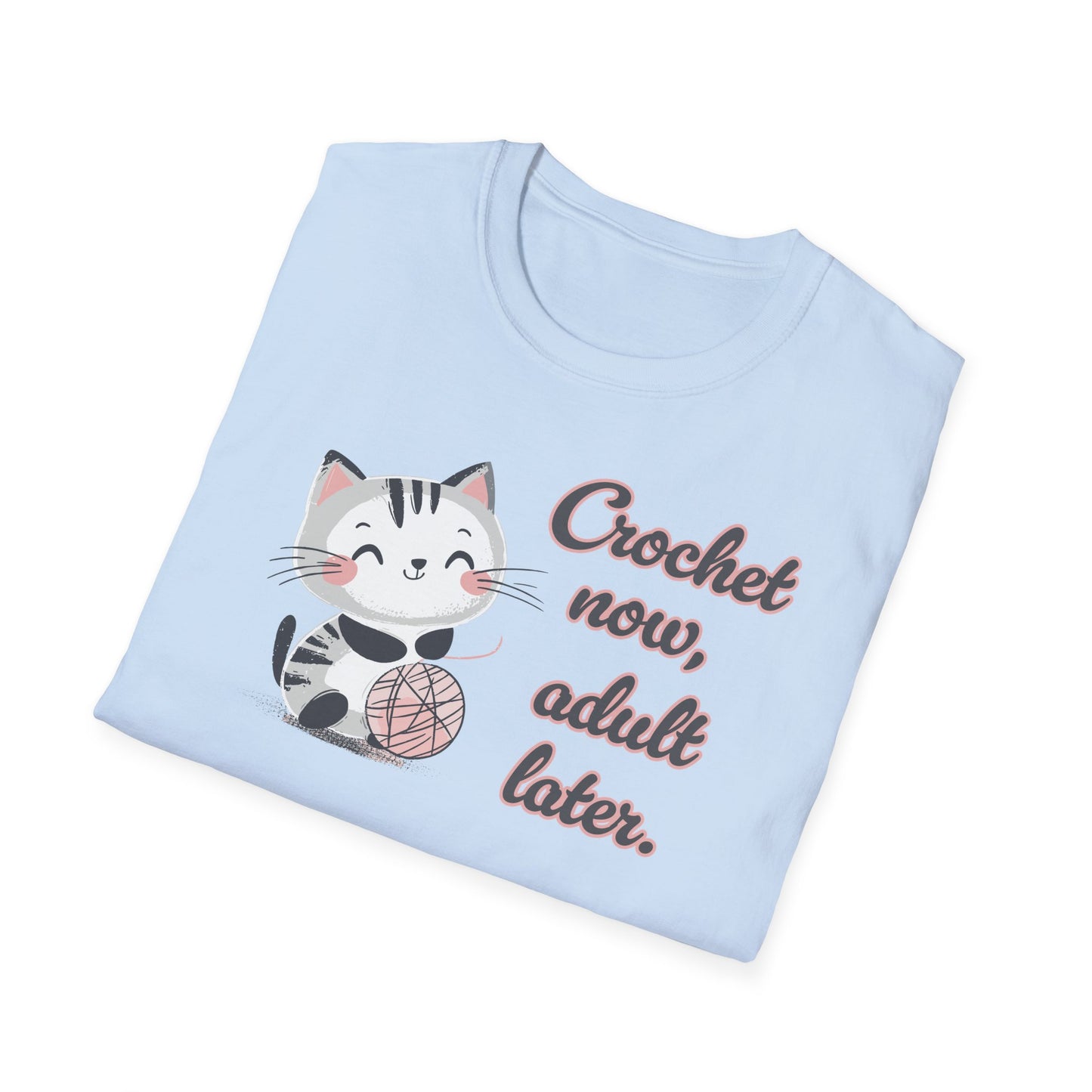 "Crochet now, adult later" light