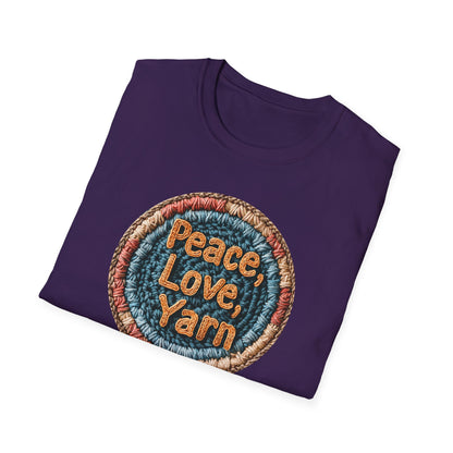 "Peace, Love, Yarn" dark