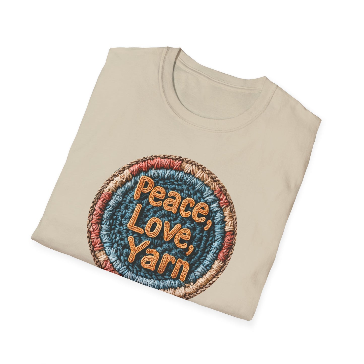 "Peace, Love, Yarn" light
