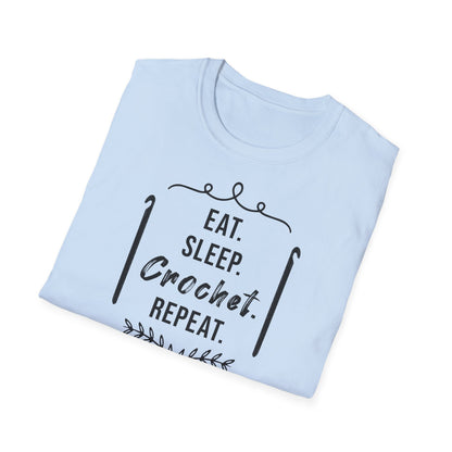 "Eat Sleep Crochet Repeat" light