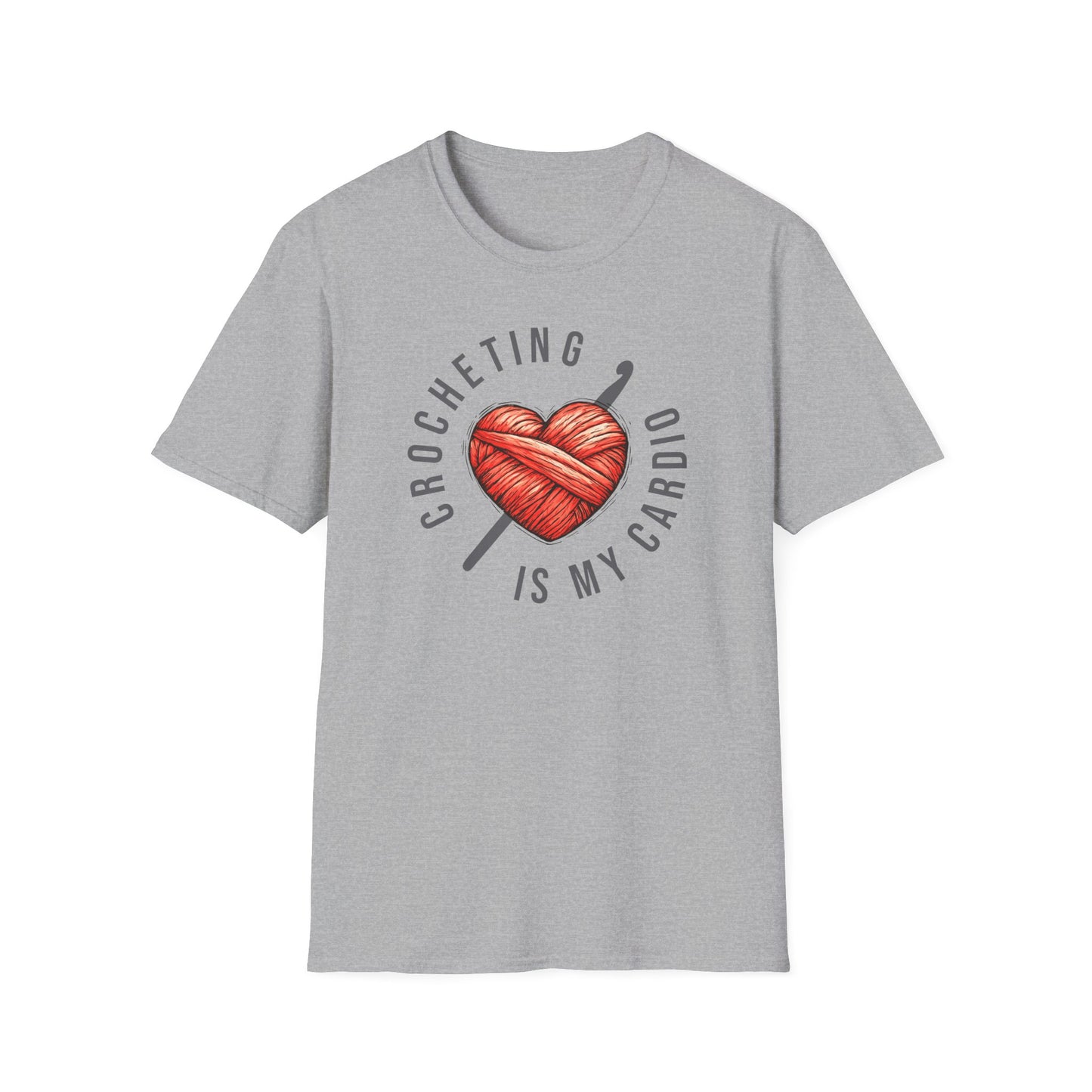 "Crocheting is my cardio" light