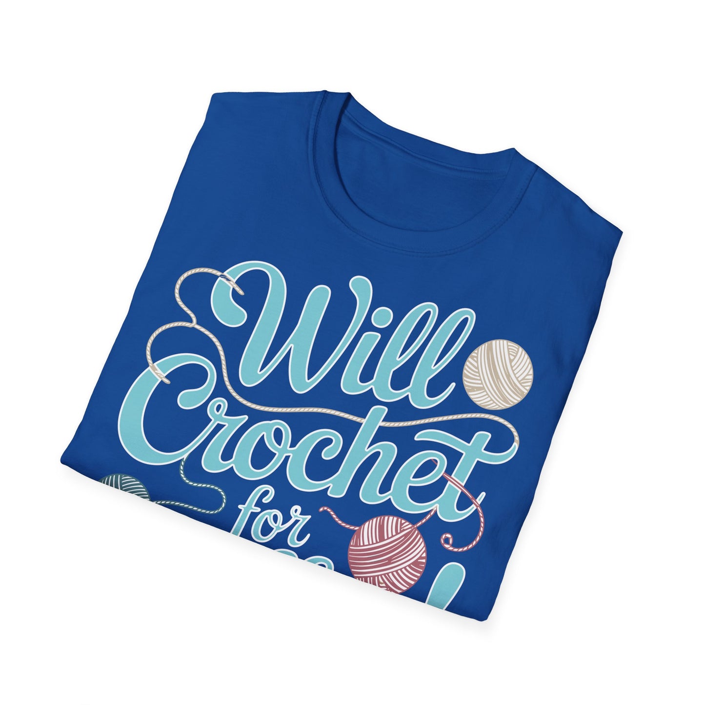 "Will Crochet for Coffee!" dark
