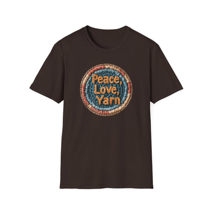 "Peace, Love, Yarn" dark
