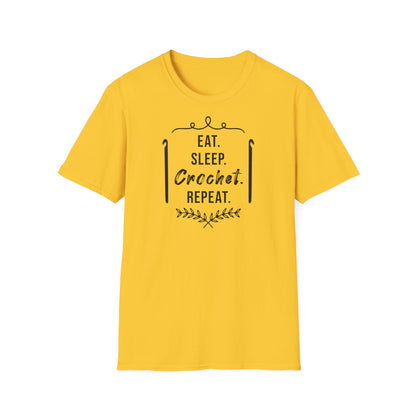 "Eat Sleep Crochet Repeat" light