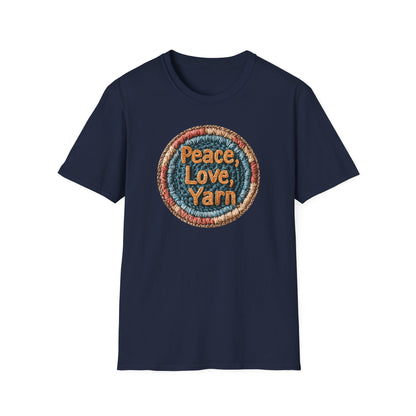 "Peace, Love, Yarn" dark