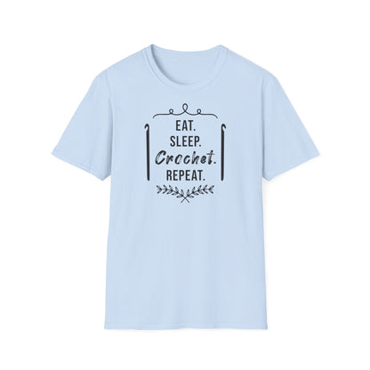 "Eat Sleep Crochet Repeat" light
