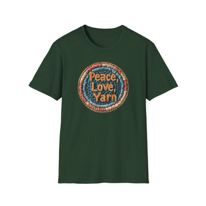 "Peace, Love, Yarn" dark