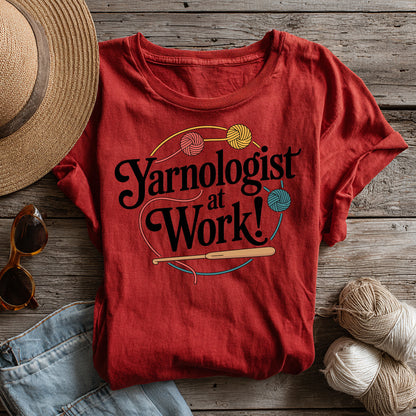"Yarnologist at Work!" dark