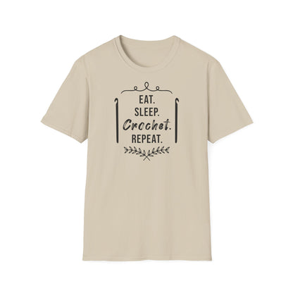 "Eat Sleep Crochet Repeat" light