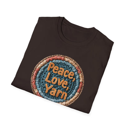 "Peace, Love, Yarn" dark