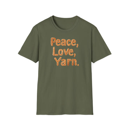 "Peace, Love, Yarn" dark