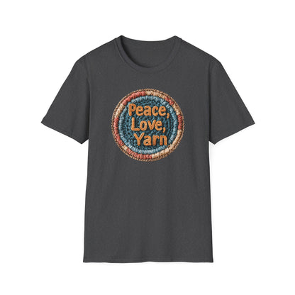 "Peace, Love, Yarn" dark