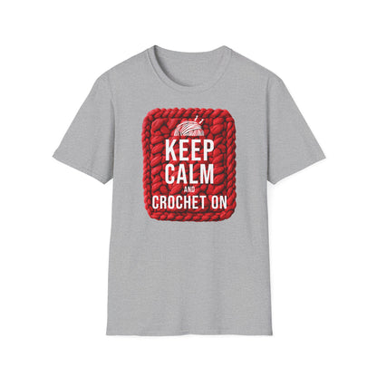 "Keep calm and crochet on" light