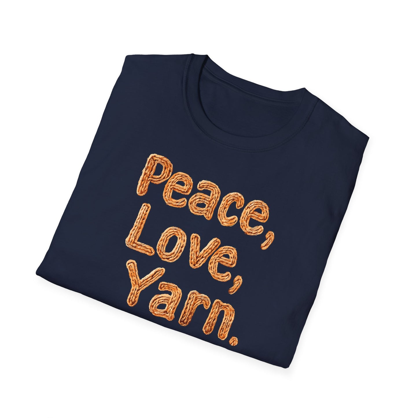"Peace, Love, Yarn" dark