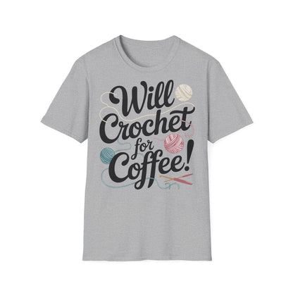 "Will Crochet for Coffee!" light