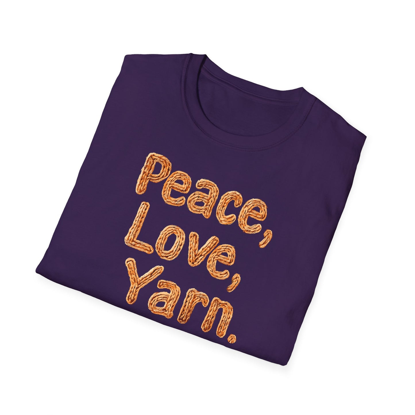 "Peace, Love, Yarn" dark