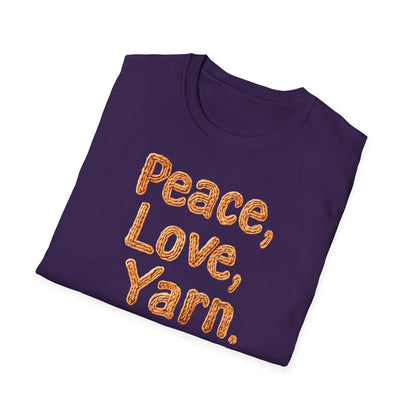 "Peace, Love, Yarn" dark
