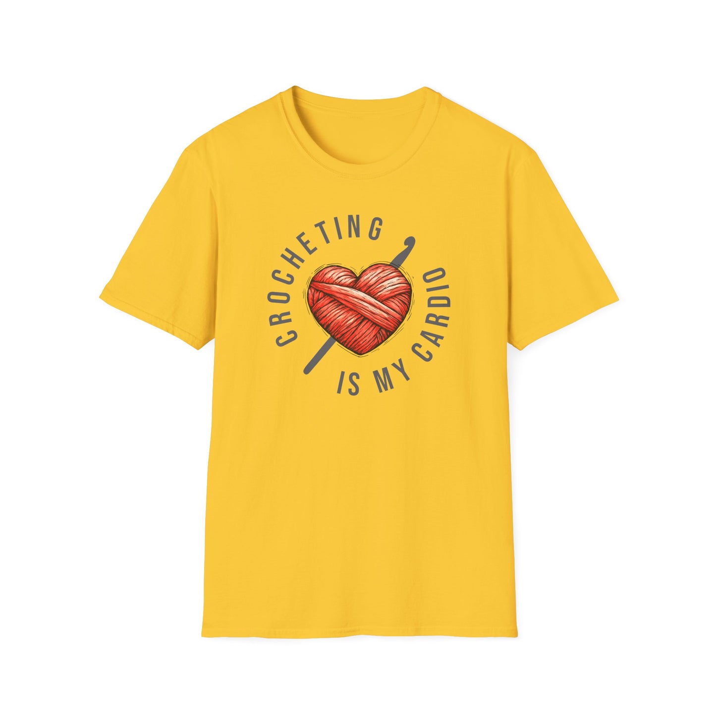 "Crocheting is my cardio" light