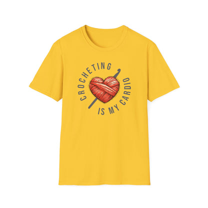 "Crocheting is my cardio" light