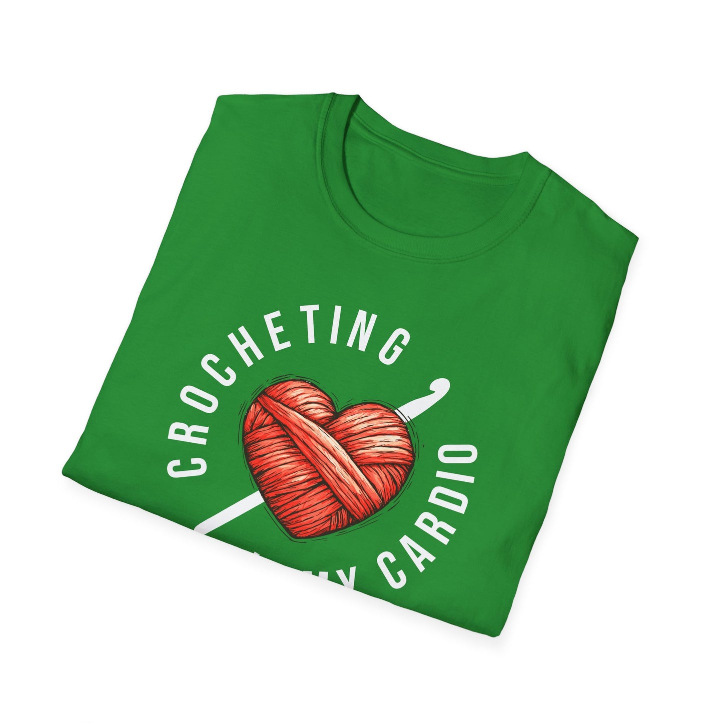 "Crocheting is my cardio" dark