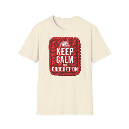 "Keep calm and crochet on" light