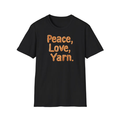 "Peace, Love, Yarn" dark