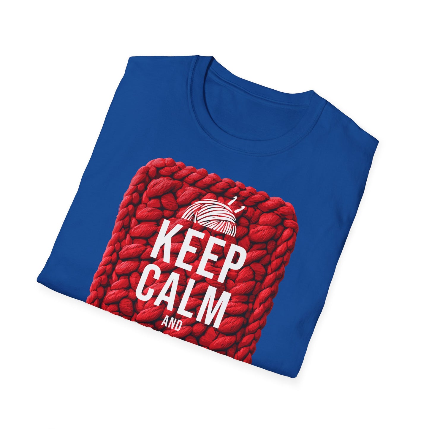 "Keep calm and crochet on" dark
