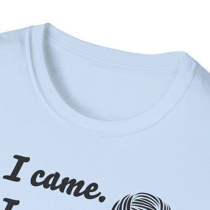 "I came. I saw. I crocheted." light