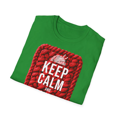 "Keep calm and crochet on" dark