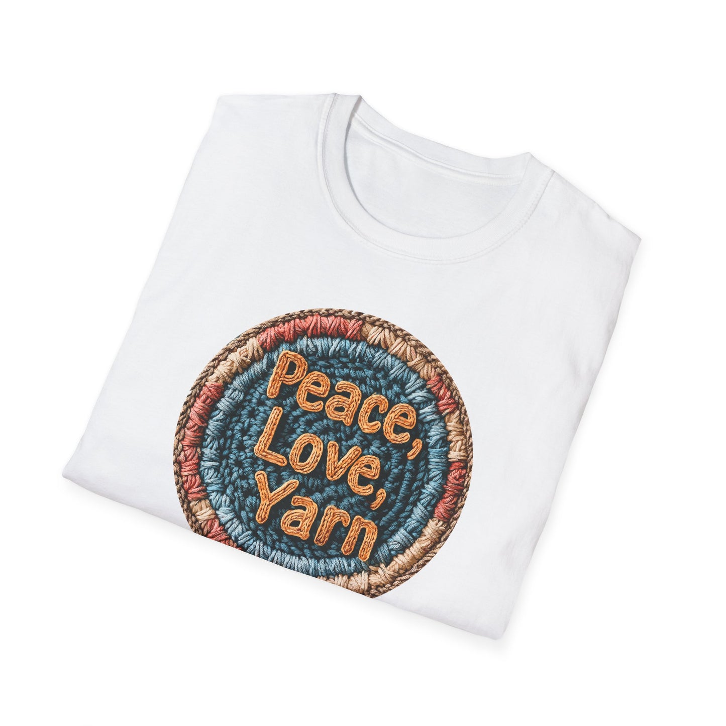 "Peace, Love, Yarn" light