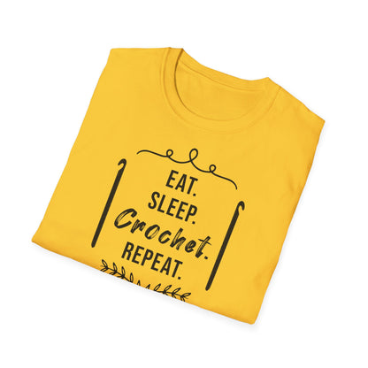 "Eat Sleep Crochet Repeat" light