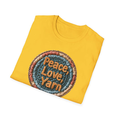 "Peace, Love, Yarn" light